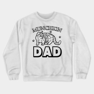 Munchkin Cat Dad Crewneck Sweatshirt